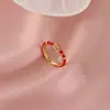 Selecciones de Influencers de TikTok: Anillo de Bendición Redondo Más Vendido, Lujo Ligero, Elegante, de Nicho, Único, Anillo Abierto Versátil