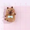 Nuevos Accesorios de Joyería de Resina de Oso de Dibujos Animados Divertidos DIY Hechos a Mano Pegamento de Crema Funda para Teléfono Móvil Pasador Cuerda para el Cabello Sombrero