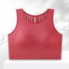 Ropa interior deportiva de verano para mujer con espalda deportiva, almohadilla pectoral integrada desmontable, sin aro de acero, cómoda, transpirable, moderna, no pegajosa