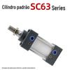 Cilindro de Haste Padrão Sc63*25*50*75*100*125*150*200*250*300