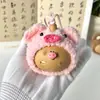 Colgante de Calabaza Natural Llavero Sombrero de Oso Hecho a Mano Colgante para Funda de Teléfono Venta al por Mayor