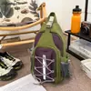 Serie Bloques de Color Bolso de Pecho Mochila de Doble Uso Nicho para Hombro o Cruzado Parejas Viajes al Aire Libre Mochila de Montañismo
