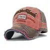 Seleção Abrangente de Bonés de Baseball Vintage para Mulheres, Bonés de Baseball Lavados Populares 96 com Bordas Desfiadas, Chapéus de Novo Estilo, Chapéus de Sol para Homens