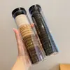Goma para coleta alta estilo coreano de alta elasticidad, banda negra versátil para el pelo, nueva y elegante cuerda elástica para el pelo 2026