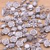 30g 50g 100g 12 colores resina acrílica plástico múltiples estilos mezclados aleatoriamente fondo plano accesorios para joyería