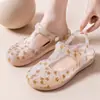 Nuevos Zuecos de Verano, Sandalias para Mujer, Zapatos Planos de Gel de Gama Alta, Zapatos de Playa, Sandalias y Chanclas Antideslizantes con Puntera