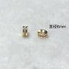 Accesorios de Cristal Oro de 14K Plata Gruesa Agujero Grande Perla Flor de Ciruelo DIY Pulsera Hecha a Mano Collar Accesorios para Ensartar Joyería