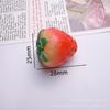 Simulación tridimensional fruta manzana nuclear diy pegamento crema funda para teléfono móvil llavero adornos de paisaje material accesorios de resina
