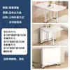 Mesa Plegable, Mesa de Comedor para Uso Doméstico, Adecuada para Apartamentos Pequeños y Propiedades de Alquiler, Mesa de Comedor Simple para Montar Puestos, Rectangular y Portátil