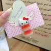 Lindo Gato Kt Bastón de Caramelo Pasador Dibujo Animado Dulce Lindo Pinza de Pato para Accesorios de Lado para Niñas