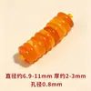 Cuentas de ámbar natural, cuentas sueltas, cuentas individuales para accesorios de pulsera DIY, cuentas de pulsera de ámbar viejo amarillo aceite de pollo semiacabadas