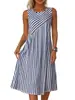 Vestido Nuevo Estilo para Mujer de Comercio Exterior Europeo y Americano 2026, Vestido Casual sin Mangas de Verano Básico de Longitud Media
