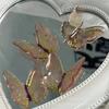 2023 nuevo mariposa de epoxi casera tridimensional lámina de oro transparente mariposa dorada alta calidad DIY hecho a mano casero Gu Mei