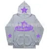 Sudadera con capucha de moda 2025 Nueva Sudadera con capucha Cruzada Estampada Tesoro Nacional Cardigan con cremallera Camisa estampada Venta directa al extranjero