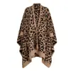 Manta Chal de Leopardo para Mujer Ropa de Casa Media Felpa Pijama En Stock Se Puede Usar al Aire Libre Temporada Otoño Invierno Tiktok Personalizado