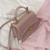 Bolso de Mano Rosa de Moda para Mujer 2023 Nuevo Estilo Coreano Bolso Cuadrado Pequeño Combinable Bolso de Hombro Cruzado ins Generación de Una Pieza
