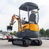 Suporte OEM Personalizado de Fábrica Mais Vendido Escavadeira Hidráulica de 1,8 Tonelada Escavadeira Compacta de Esteira Geral para Engenharia e Agricultura
