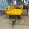 Trator direcionável caminhão de mesa transporte de material trator eixo traseiro reboque de carga caminhão reboque de mesa