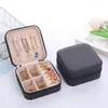 Caixa de Armazenamento de Joias Portátil Transfronteiriça, Caixa de Joias Exquisita, Para Brincos, Colares, Anéis de Alta Qualidade, Caixa de Joias de Viagem