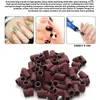 Herramientas de manicura anillo de lijado anillo de lijado de manicura paquete de 100 piezas 80#120#150#180# grado de arena opcional