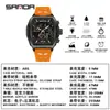 Reloj Sanda Moderno Multifuncional Deportivo a Prueba de Agua con Forma de Barril Despertador para Jóvenes Pantalla Dual Reloj Electrónico