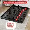 Cama de Hierro Forjado, Cama Tatami Simple para Uso Doméstico, Sin Mesita de Noche, Engrosada y Reforzada, Adecuada para Apartamentos de Alquiler, Cama con Estructura de Hierro Colgante