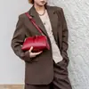 2026 Nueva Bolsa de Concha de Piel de Vaca Bolso de Bolos Vintage Bolso de Hombro Único a la Moda Debajo del Brazo