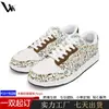 Fábrica Transfronteriza con Fuertes Capacidades Puede Personalizar Tenis Estampados con Patrones, Zapatos Casuales Versátiles de Caña Baja, Tenis Deportivos de Moda para Hombres y Parejas