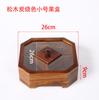 Caja de madera con celosía Jiugong, caja de dulces china de madera maciza, mesa de centro para sala de estar, caja de frutos secos de madera decorada para el hogar con tapa