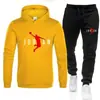 Venta Directa de Fábrica Moda Transfronteriza Traje Deportivo para Hombre Primavera y Otoño Nuevo Sudadera Deportiva Holgada Casual para Hombre al Aire Libre