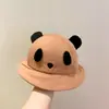 Sombrero de Panda Súper Lindo para Niños Sombrero de Pescador de Ala Ancha Parasol Protector Solar para Bebé Sombrero de Cubo Lindo para Bebé para Niños y Niñas
