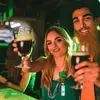 Nuevo Sombrero Acrílico para Festival Irlandés con Diseño de Hoja Verde, Pinza de Cocodrilo Retráctil, Portapase de Identificación Médico Retráctil Giratorio Fácil de Tirar
