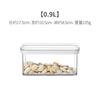 Frasco colgante sellado de grado alimenticio, de gran capacidad, transparente, para almacenar granos, refrigerios, frutos secos, caja de conservación de alimentos frescos a prueba de humedad.