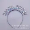 Diadema de Cabeza Estilo Ins Surcoreano Diadema de Seda Colorida Feliz Cumpleaños Diadema de Lluvia Láser Flash Letra Atmósfera para Fotos Diadema