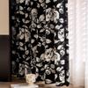 Cortina de rosa preta luz francesa luxo high-end sala de estar sala de estar quarto blackout chenille jacquard cortina tecido