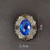 Novo Estilo Retrô Flor Antiga de Prata em Forma de Diamante Fecho Colar Pulseira Acessórios Headwear de Menina Retrô Acessórios de Brincos Reto