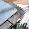 Cuaderno A5 con Inserto para Bolígrafo, Superficie Suave, Libreta Moderna y Sencilla, Set de Cuero PU, Páginas Interiores Engrosadas con Logotipo Imprimible