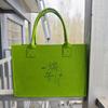Bolsa de fieltro para Zongzi del Festival del Bote del Dragón Bolso de mano portátil de gran capacidad Personalidad creativa Bolsa de almacenamiento para regalo del Festival del Bote del Dragón