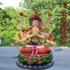 1m Estátua de Doom Yuanjun Doujin Minjun Resina Fibra de Vidro Estátua de Buda Adoração ao Templo 1,46m 1,8m
