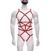 Bambú como ropa Europa y Estados Unidos paquete SM transfronterizo tentación arnés sexy hueco traje divertido para hombre NZN0032
