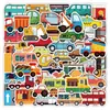 50 piezas de pegatinas de graffiti de camiones para teléfono móvil, taza de agua, cuaderno, equipaje, pegatinas decorativas personalizadas, lindas y creativas, al por mayor