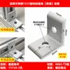 Accesorios de esquina verticales, escuadras, conectores de ángulo recto de 90 grados, aluminio extruido plano integral anodizado.