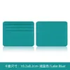 Portatarjetas PU de cuatro ranuras transfronterizo, multi-ranura para tarjetas, tarjetero de cuero cosido a mano, portatarjetas con logo personalizable