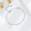 Pulseira Versátil Elegante de Prata de Lei S925 Joias de Nicho da Moda Estilo Simples Joia de Mão para Melhor Amiga Acessórios da Moda Presente