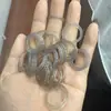 Anillo de Ágata Natural Brasileño, Anillo para Dedo, Anillo para Correr de Mano, Anillo de Calcedonia de Jade, Anillos de Pareja, Beneficios de Transmisión en Vivo, Fuente de Suministro