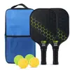 Fábrica de Origem Raquete de Pickleball Fibra de Vidro Núcleo em Favo de Mel Suporta Design e Prototipagem Gratuita
