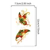 Dunhuang Mariposa Nuevo Estilo Chino Tatuajes Temporales Coloridos con Relieve Dorado Impermeables de Larga Duración Estilo Nacional Accesorios para Brazos, Dorso de las Manos y Muñecas
