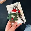 Versión Coreana Navidad Edición Limitada Colgante de Peluche Lindo Dibujo Animado Llavero Accesorio para Bolso Atmósfera Festiva Colgante Estilo Coreano