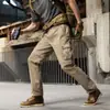 Calças Casuais Táticas Novas de Verão Calças Esportivas Modernas Calças Cargo Multi-Bolsos de Caimento Solto Plus Size para Homens
