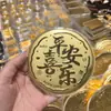 Moneda de Oro Puro 999, Paz y Alegría, 50Mg, Feliz Cumpleaños, Moneda de Oro Popular 520, Regalo para Amigos, Precio al por Mayor